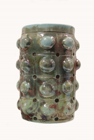 Ceramic Bubble Pot Raku