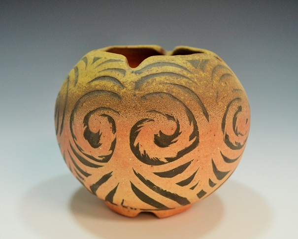 Ceramic Pot wood fired decorative